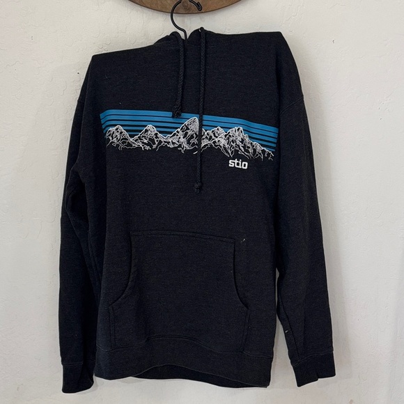 Stio Other - Stio Gray Mountain Scene Hoodie Medium